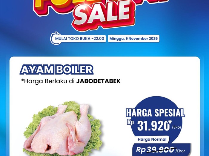 Transmart Full Day Sale ayam broiler