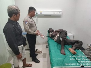 Mobil Pria Nigeria Kecelakaan Tunggal di Bali, Diduga Mabuk
