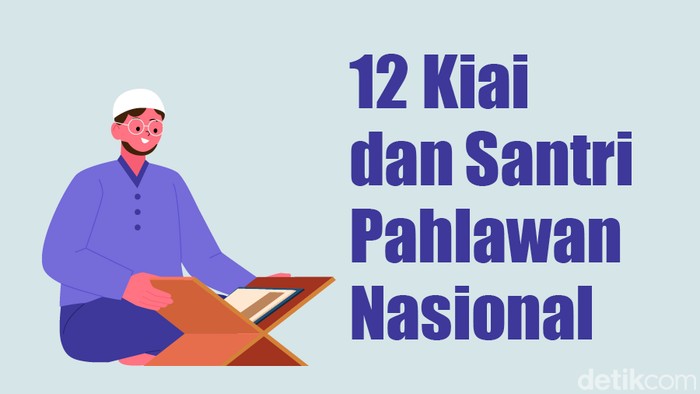12 Kiai dan Santri Pahlawan Nasional