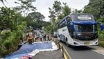 Akses Menuju Tol Cipali Terhambat Akibat Longsor di Jembatan Cikaleho Ciamis