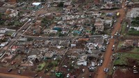 Pemerintah Brasil menetapkan status bencana publik untuk mempercepat bantuan. Pemerintah negara bagian Parana menetapkan tiga hari berkabung bagi para korban tornado. Foto: Parana State Government/Handout via REUTERS