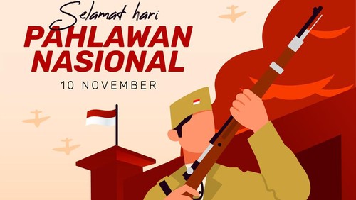 Kata-kata untuk Hari Pahlawan 2025, Cocok buat Ucapan dan Caption Medsos