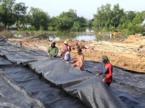 Lindungi Permukiman, Dumai Bangun Tanggul Pengendali Banjir Senilai Rp12 Miliar