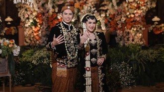 Pernikahan Luna Shabrina dengan Raden Mas Axel Caesario Efian Kental Adat Jawa