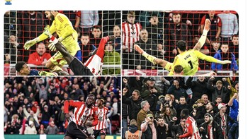 Rentetan kemenangan Arsenal berakhir di tangan Sunderland dalam laga yang dramatis dan berakhir imbang. Sunderland menyakaman kedudukan di penghujung pertandingan. Foto: X.com