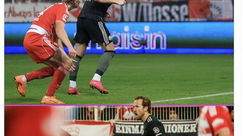 Bahkan Bayern Munich hampir saja kalah kalau Kane tidak mencetak gol di penghujung laga. Foto: X.com