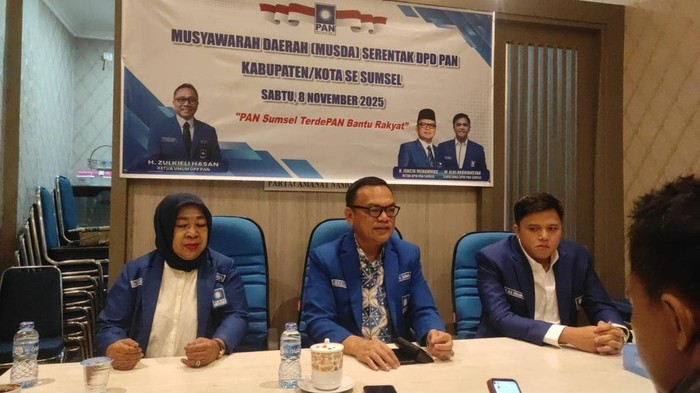 Musda Serentak, PAN Tetapkan Ketua DPD se-Sumsel