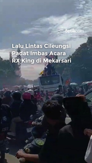 Video: Lalu Lintas Cileungsi Padat Imbas Acara RX King