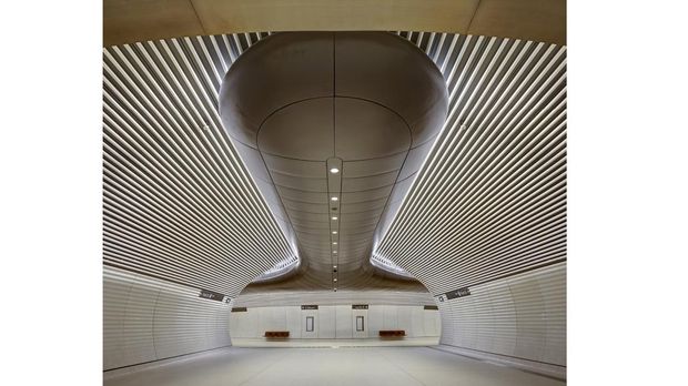 Stasiun Gadigal Stasiun Gadigal, salah satu stasiun metro di Sydney yang punya desain modern dan estetis.