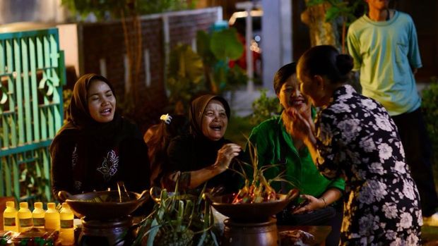 Suasana Festival Kopi Sepuluh Ewu tahun 2025 di Desa Kemiren Banyuwangi