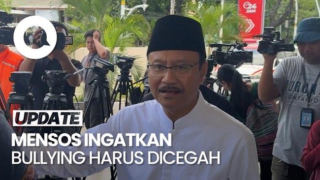 Video: Mensos soal Terduga Pelaku Ledakan di SMAN 72 Diduga Korban Bullying