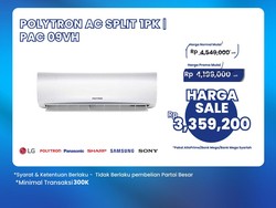 AC Split 1 PK Polytron di Transmart Full Day Sale Harganya Menggiurkan
