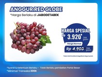 Anggur di Transmart Full Day Sale Banting Harga, Jadi Semurah Ini
