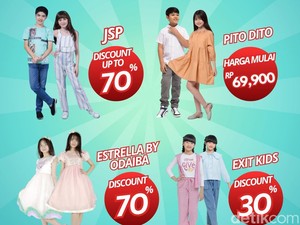 Banjir Diskon, Beli Pakaian Anak di Transmart Full Day Sale Murah Meriah