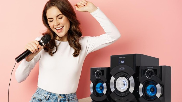 Merapat sini buat kalian yang ngaku jago bikin gombalan. Ada speaker bluetooth Polytron yang sudah menunggu untuk dibawa pulang.