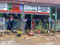 4 SD Diliburkan Sementara Terdampak Banjir Bandang di Brebes