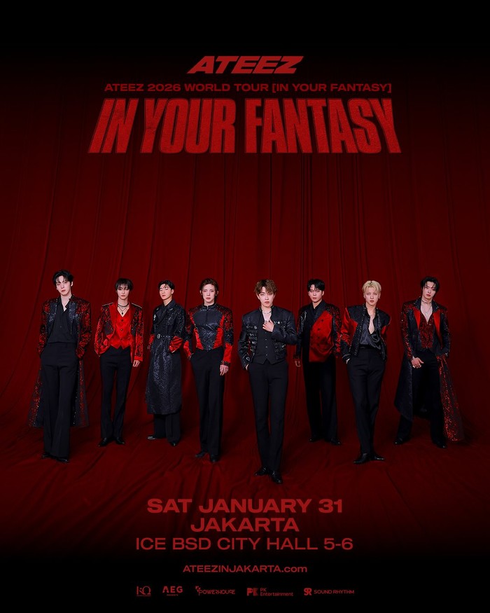 ATEEZ 2026 WORLD TOUR [IN YOUR FANTASY] IN JAKARTA.