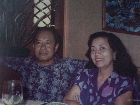 Sutomo alias Bung Tomo dan istrinya, Sulistina Sutomo