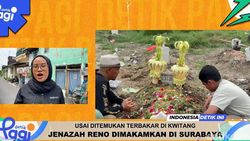 Video: Usai Ditemukan Terbakar di Kwitang, Jenazah Reno Dimakamkan di Surabaya