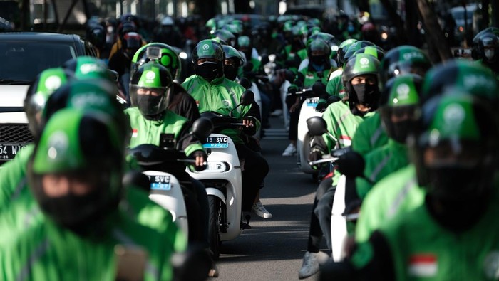 Ilustrasi driver ojol