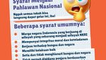 Infografis: Bagaimana Seseorang Diusulkan sebagai Pahlawan Nasional?