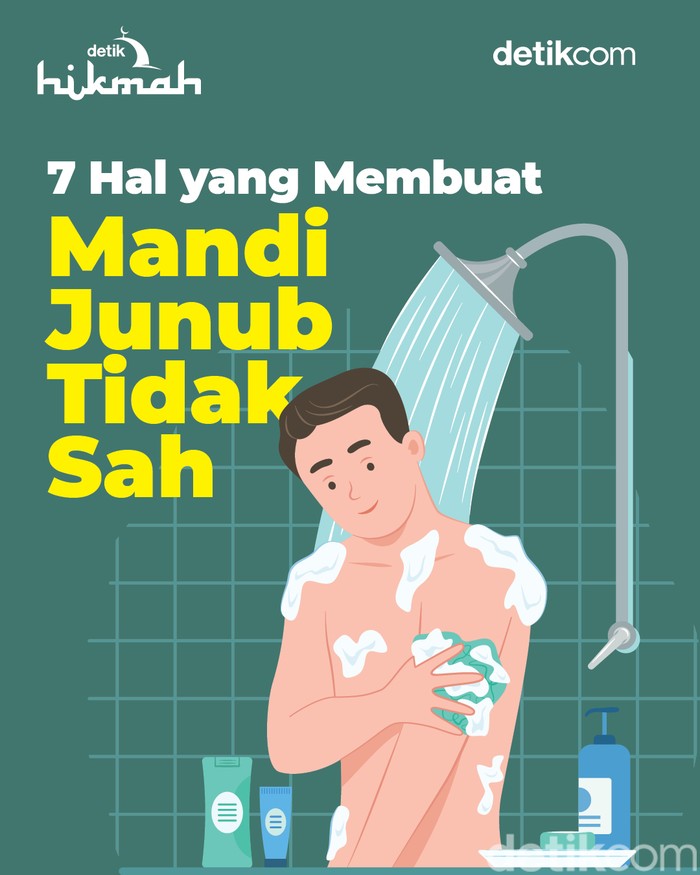 infografis mandi junub