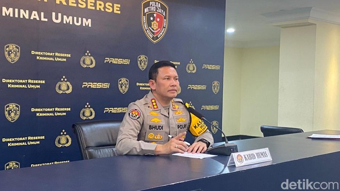 Kabid Humas Polda Metro Jaya Kombes Bhudi Hermanto (Wildan N/detikcom)