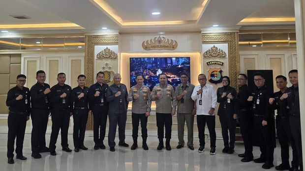 Kapolda Lampung Terima Peserta Didik Sespimmen Polri