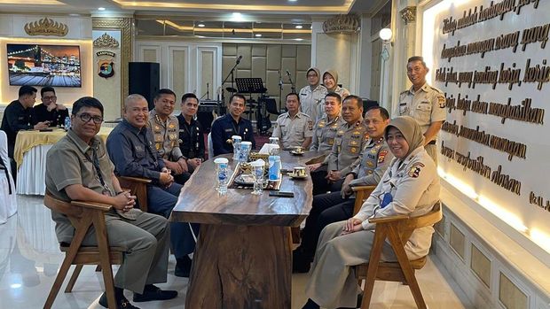 Kapolda Lampung Terima Peserta Didik Sespimmen Polri