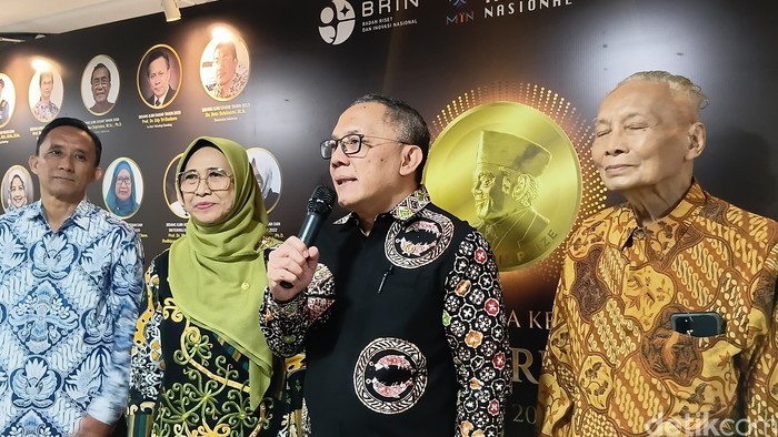 Laksana Tri Handoko di Habibie Prize, Senin (10/11/2025).