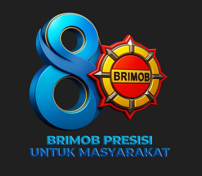 Logo HUT ke-80 Brimob