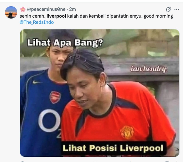 Meme Kocak Liverpool