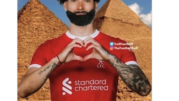 Salam semangat dari Mo Salah. Foto: X.com