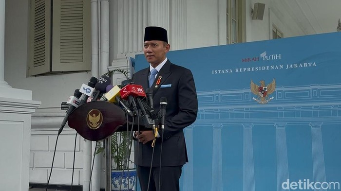 Menko Infrastruktur dan Kewilayahan Agus Harimurti Yudhoyono (AHY). (Eva/detikcom)