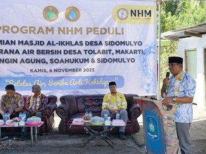 Perkuat Kehidupan Sosial, NHM Bangun Masjid-Air Bersih untuk Warga Kao Barat