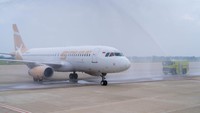 Pesawat Super Air Jet Terbang Perdana ke Kediri, Ada Diskon ke Tempat Wisata
