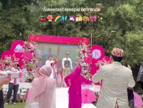 Pernikahan Gen Z Suasana pernikahan dengan konsep ala Gen Z viral di media sosial.