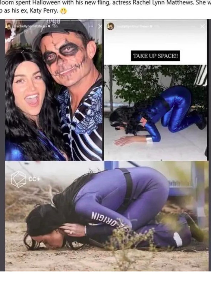 Rachel Lynn Matthews dan Orlando Bloom