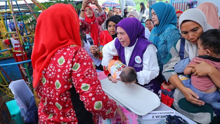 Ketua Pembina Posyandu Kota Palembang Dewi Sastrani