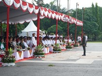 Kapolda Bali Ikuti Peringatan Hari Pahlawan, Koster Jadi Inspektur Upacara
