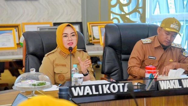 Walkot Kendari optimis pihaknya meraih penghargaan kota sehat Swasti Saba Wistara. Dokumen Istimewa