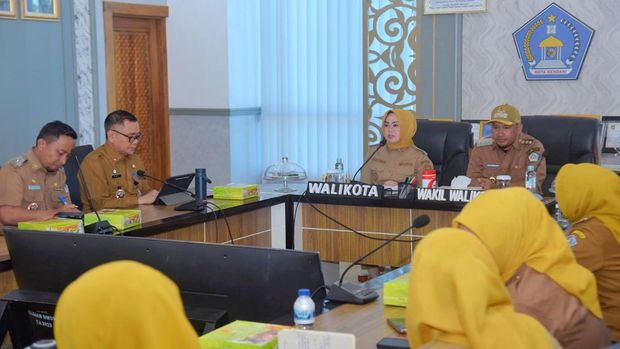 Walkot Kendari optimis pihaknya meraih penghargaan kota sehat Swasti Saba Wistara. Dokumen Istimewa
