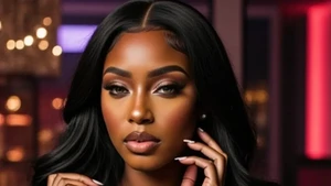 Penampakan Xania Monet, penyanyi AI yang bikin sejarah dengan berhasil debut di tangga lagu Billboard. Foto: Xania Monet