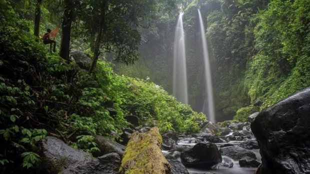 Air Terjun Tiu Teja. (Tangkap Layar Google Maps/Andi)
