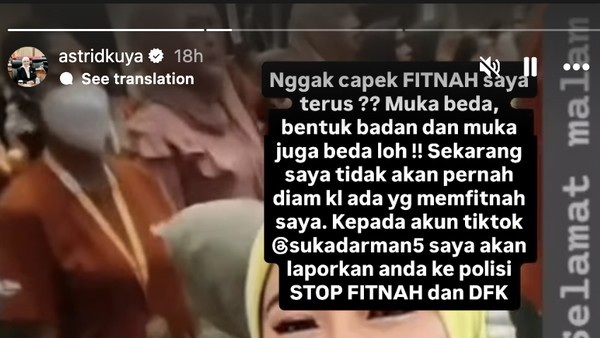 Foto Ini Bikin Astrid Kuya Ngamuk sampai Mau Polisikan Akun Medsos