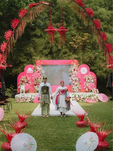 Dekorasi Nikah Gen Z Suasana pernikahan dengan konsep ala Gen Z viral di media sosial.