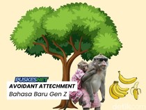 Gen Z Banget, Seperti Ini Jika Avoidant Attachment Dijelaskan dengan Monyet