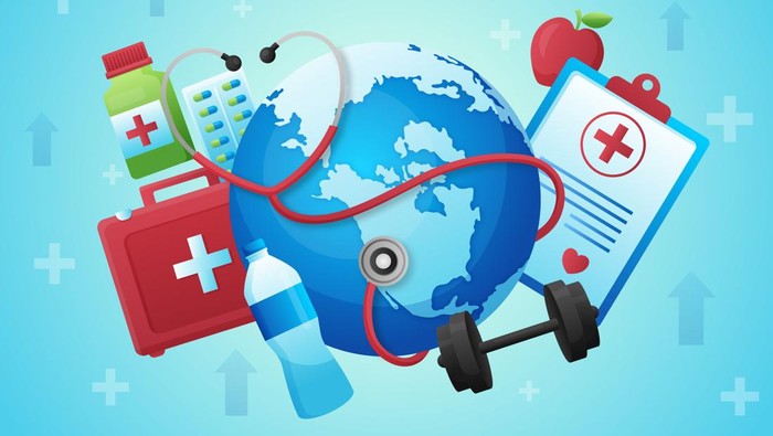 ILUSTRASI HARI KESEHATAN.