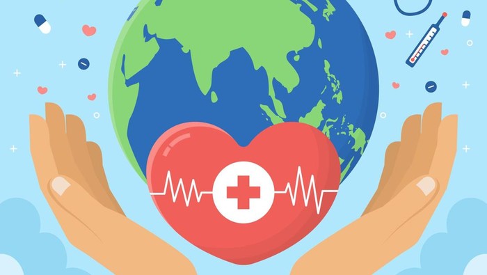 ILUSTRASI HARI KESEHATAN NASIONAL.