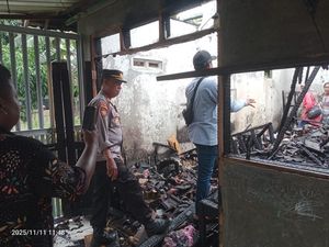 Korsleting, Toko Sembako di Bungasrejo Pati Ludes Terbakar
